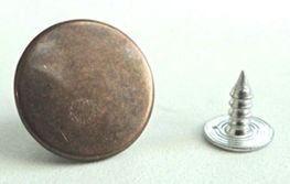 Copper Jean Button