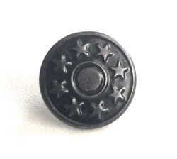 Black Jean Button