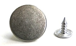 Brushed Nickel Jean Button